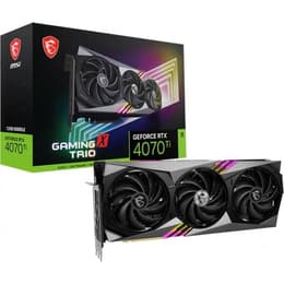 Msi NVIDIA GeForce RTX 4070 Ti 12GB GDDR6X GAMING X TRIO Graphics Card