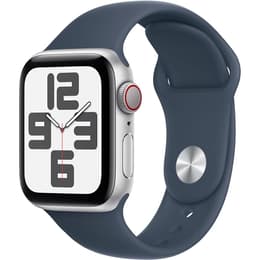 Apple Watch Series 9 (2023) GPS + Cellular 45 mm - Aluminium Silver - Sport band Blue