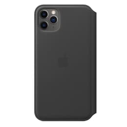 Apple Folio case iPhone 11 Pro Max - Leather Black
