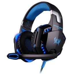 Kotion Each G2000 noise-Cancelling gaming wired Headphones with microphone - Black/Blue