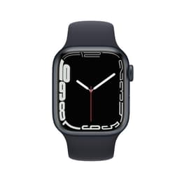 Apple Watch (Series 7) 2021 GPS 41 - Aluminium Midnight - Sport band Black