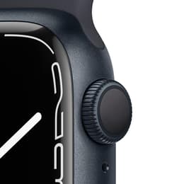 Apple Watch Series 7 (2021) GPS 41 mm - Aluminium Midnight - Sport band Black