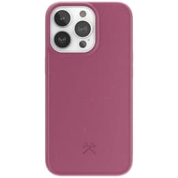 Case iPhone 13 Pro - Natural material - Red