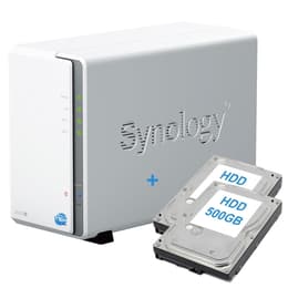 Synology DS223j NAS 2-Bay - 1000GB - 0 GB RAM Realtek RTD1619B