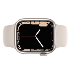 Apple Watch (Series 7) 2021 GPS 41 - Aluminium Silver - Sport band Starlight