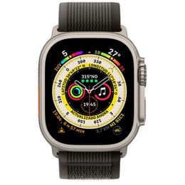 Apple Watch Ultra 2 (2023) GPS + Cellular 49 mm - Titanium Natural Titanium - Trail loop Black