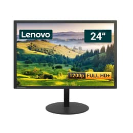 24-inch Lenovo ThinkVision T2454P 1920 x 1200 LCD Monitor Black