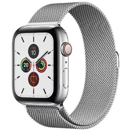 Apple Watch (Series 5) 2019 GPS 44 - Titanium Silver - Milanese loop Silver
