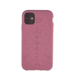Case iPhone 11 Pro Max - Natural material - Cassis