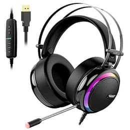 Tronsmart Glary 7.1 gaming wired Headphones with microphone - Black