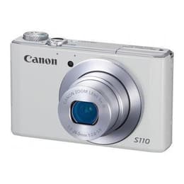 Compact PowerShot S110 - White + Canon Zoom Lens 5X IS f/2- 5.9