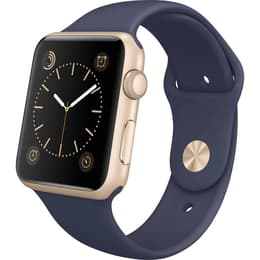 Apple Watch (Series 2) GPS 38 - Aluminium Gold - Sport loop Blue