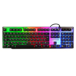 The G-Lab Keyboard AZERTY French Backlit Keyboard Keyz Neon