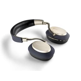 Bowers & Xilkins PX noise-Cancelling wired + wireless Headphones - Blue/Gold