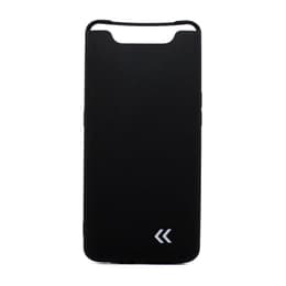 Case Galaxy A80 and protective screen - Plastic - Black