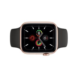 Apple Watch Series 5 (2019) GPS 44 mm - Aluminium Gold - Sport band Black