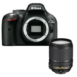 Reflex D5200 - Black + Nikon AF-S Nikkor 18-140mm f/3.5-5.6 G ED VR f/3.5-5.6 G ED VR