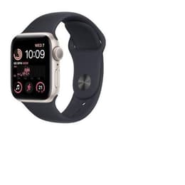 Apple Watch (Series SE) 2022 GPS 40 - Aluminium Starlight - Sport band Black