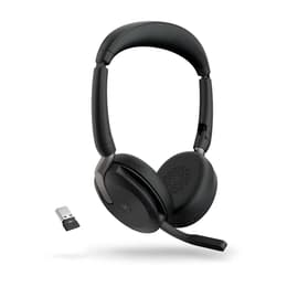 Jabra Evolve2 65 Flex MS noise-Cancelling wireless Headphones with microphone - Black