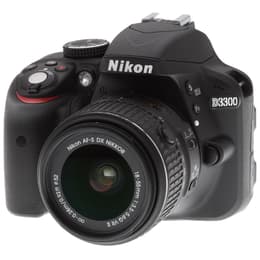 Reflex D3300 - Black + Nikon Nikon AF-S 18-55mm f/3.5-5.6G VR II f/3.5-5.6