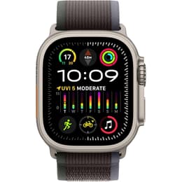 Apple Watch Ultra 2 (2023) GPS + Cellular 49 mm - Titanium Natural Titanium - Trail loop Black