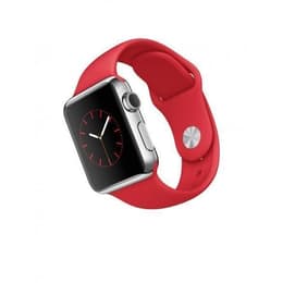 Apple Watch (Series 1) 2015 GPS 38 - Aluminium Silver - Sport loop Red