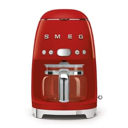 Coffee maker Without capsule Smeg DCF01WHEU L - Red