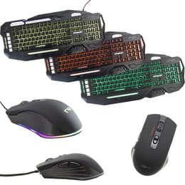 Cortek Keyboard QWERTY Italian Backlit Keyboard XWeapon + GP7 Kit Mouse and Keyboard