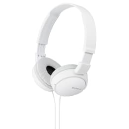 Sony MDR-ZX110 noise-Cancelling wired Headphones with microphone - White