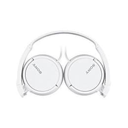 Sony MDR-ZX110 noise-Cancelling wired Headphones with microphone - White