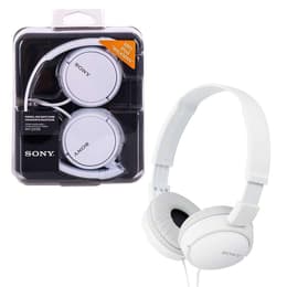 Sony MDR-ZX110 noise-Cancelling wired Headphones with microphone - White