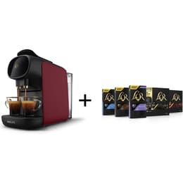 Espresso with capsules Nespresso compatible Philips L'OR Barista Sublime LM9012/55 0.8000L - Black/Red