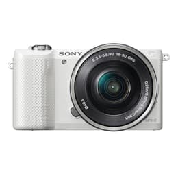 Alpha A5000 - White + Sony Sony E PZ 16-50mm f/3.5-5.6 OSS f/3.5-5.6