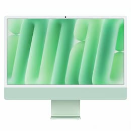 iMac 24" (2024) Apple M4 10-core 10-core GPU - 256 Go SSD - 16 GB QWERTY - English Standard glass