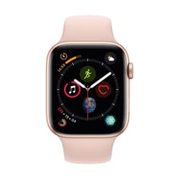 Apple Watch (Series 4) 2018 GPS + Cellular 44 - Aluminium Gold - Sport loop Pink sand