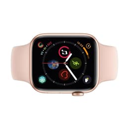 Apple Watch (Series 4) 2018 GPS + Cellular 44 - Aluminium Gold - Sport loop Pink sand