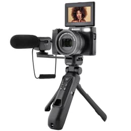 AgfaPhoto Realishot VLG-4K OPT - Black + AgfaPhoto Optical Zoom Optique 5X 52mm f/2.4-5.04