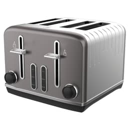 Toaster Tesco Deco 4 Slice Toaster DEC4TTGR21 slots - Grey