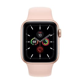 Apple Watch (Series 5) 2019 GPS + Cellular 44 - Aluminium Gold - Sport loop Pink
