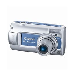 Canon PowerShot A470 - Grey + Canon Zoom Lens 3.4x 6,3-21,6mm f/3.0-5.8
