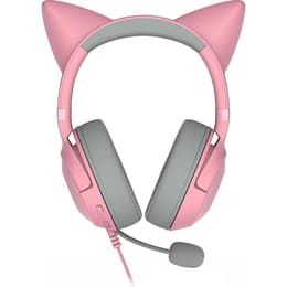 Razer Kraken Kitty V2 gaming wired Headphones with microphone - Pink/Grey