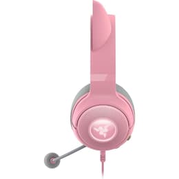 Razer Kraken Kitty V2 gaming wired Headphones with microphone - Pink/Grey