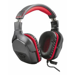 Trust GXT 344 noise-Cancelling gaming wired Headphones with microphone - Black/Red