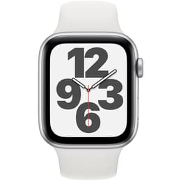 Apple Watch Series SE 1 (2020) GPS 44 mm - Aluminium Silver - Sport band White