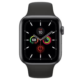 Apple Watch (Series 5) 2019 GPS + Cellular 44 - Aluminium Space Gray - Sport band Black