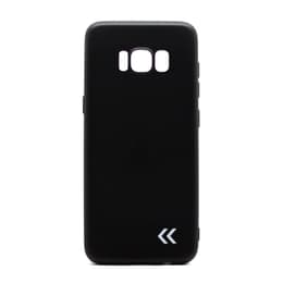 Case Galaxy S8 and protective screen - Plastic - Black