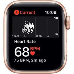 Apple Watch (Series SE) 2020 GPS + Cellular 40 - Aluminium Gold - Sport band Pink sand