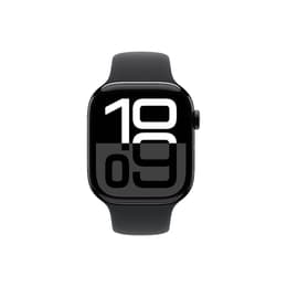 Apple Watch Series 10 (2024) GPS 46 mm - Aluminium Jet Black - Sport band Black