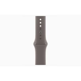 Apple Watch Series 9 (2023) GPS + Cellular 45 mm - Stainless steel Gold - Sport band Black