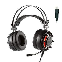 Konix Drakkar Ragnarok noise-Cancelling gaming wired Headphones with microphone - Black